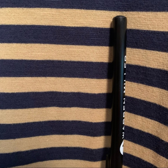 Toad & Co dress with pockets blue/yellow striped - Picture 7 of 7